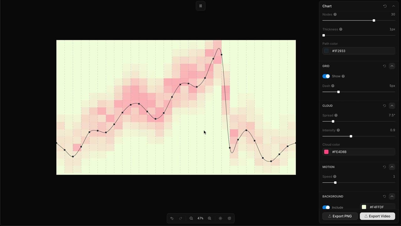 Motion design experiment created with Toolcraft
